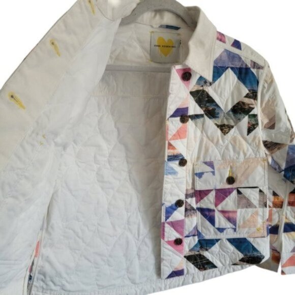 Kerri Rosenthal Quilted Beach Shacket Size XS - Picture 6 of 11